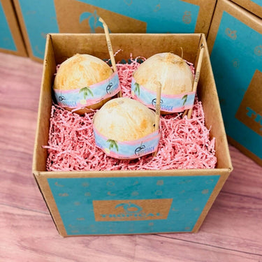 Ready to Drink Young Coconuts Tropical Fruit Box